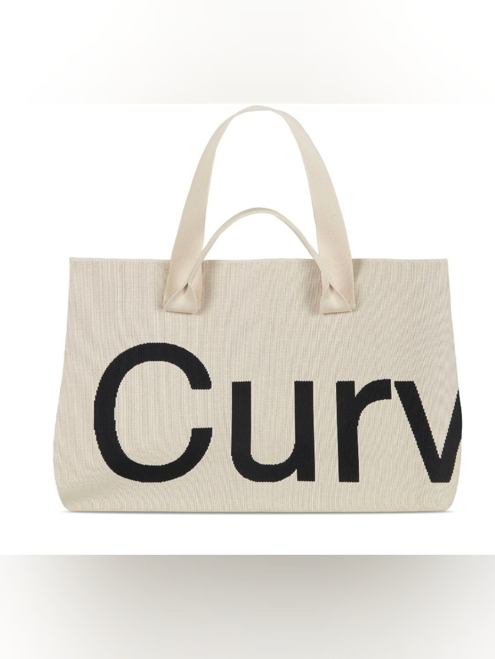 Curves Knor Tote Bag (ALMOND)